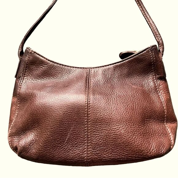 Fossil Brown Leather Mini Crossbody Bag - Picture 3 of 15